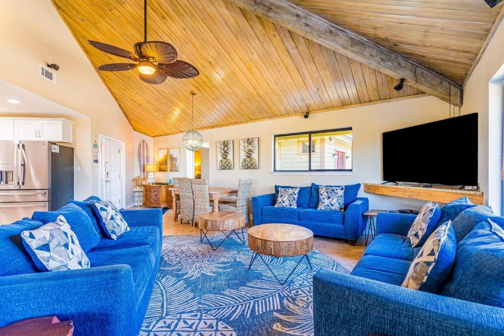 Χώρος καθιστικού στο Polynesian Paradise