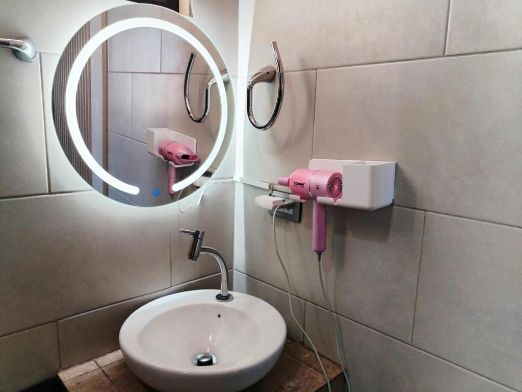 Koupelna v ubytování Hostal Gosén