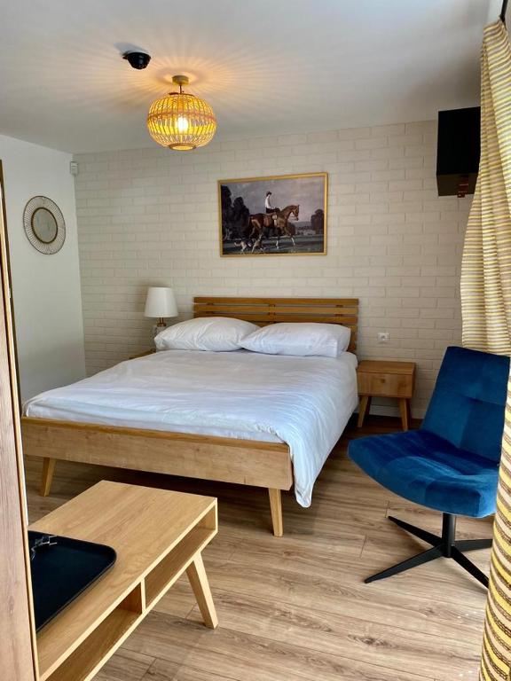 Postel nebo postele na pokoji v ubytování Stara Plebania