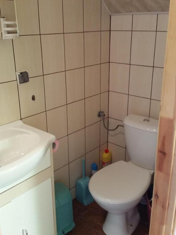 Kúpeľňa v ubytovaní Apartament Buczyna