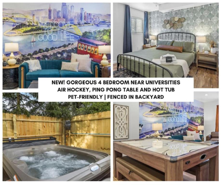 Fotografie z fotogalerie ubytování NEW Gorgeous 4bd near universities Hot tub Games v destinaci Pittsburgh