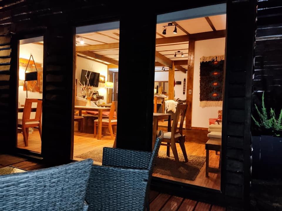 Posezení v ubytování Refugio Los Cipreses Hotel