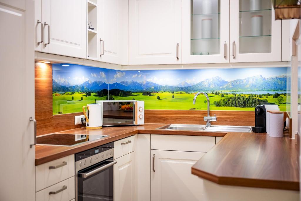 Kuchyňa alebo kuchynka v ubytovaní BoRa Apartments