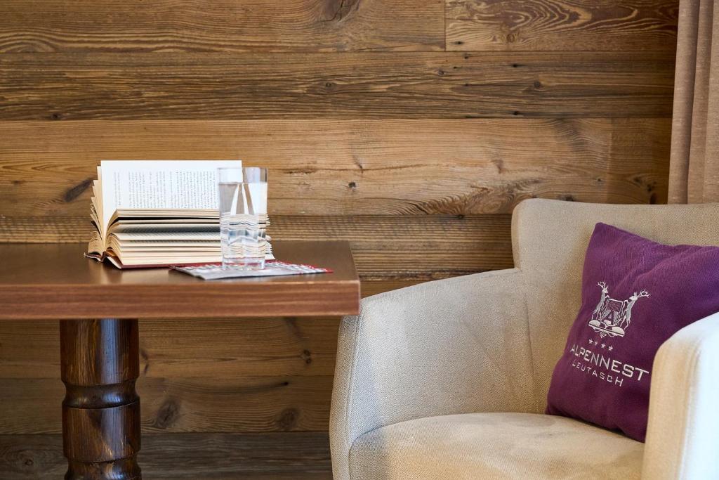 Posezení v ubytování Hotel Alpennest