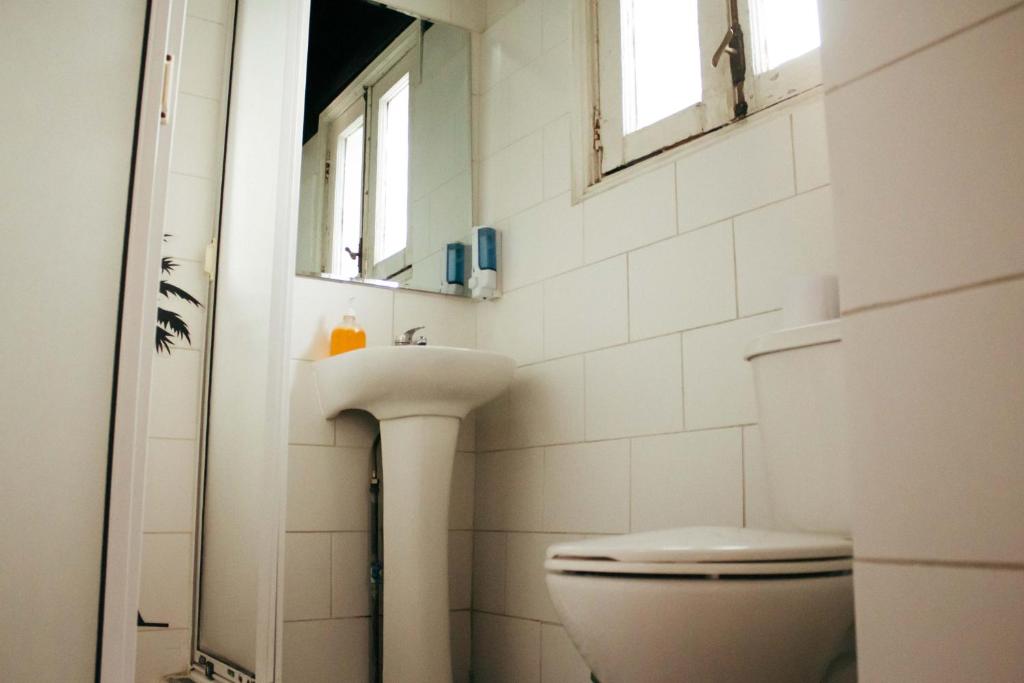 Vannituba majutusasutuses Hostal Salvador