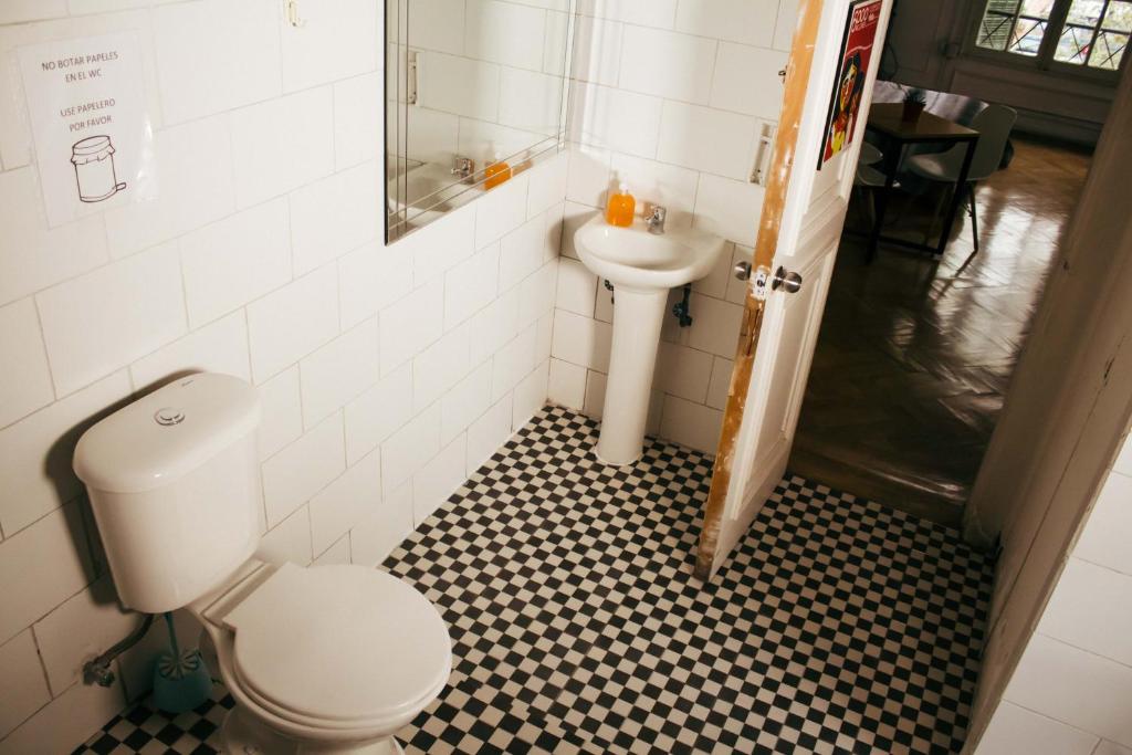 Vannituba majutusasutuses Hostal Salvador