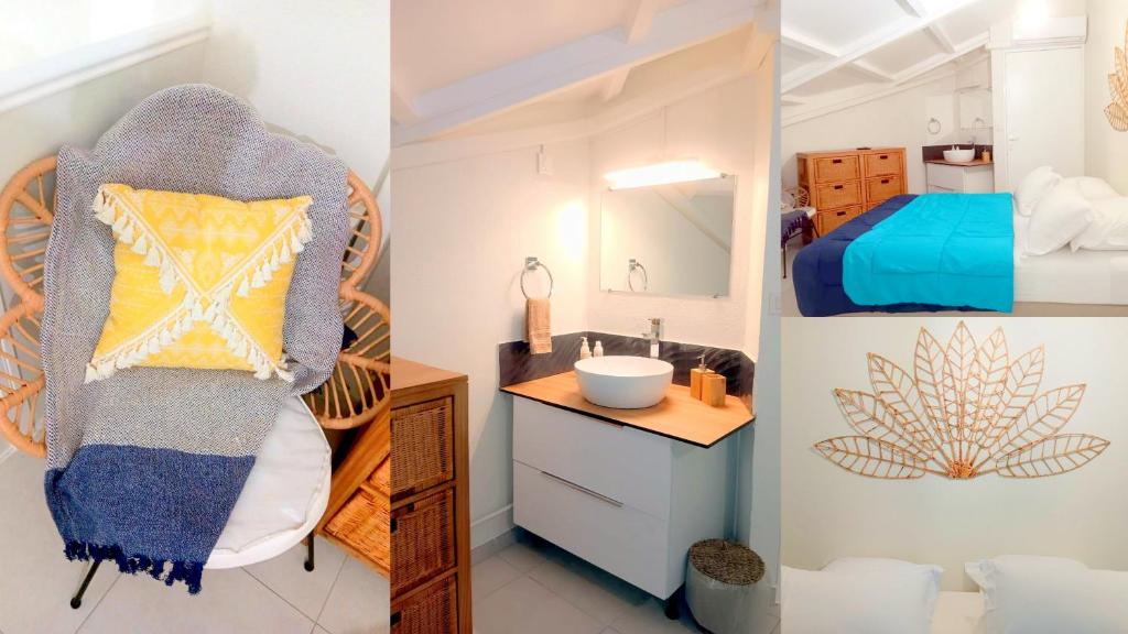 Kuchyň nebo kuchyňský kout v ubytování Les Parasols Suite Prestige - Signature RelaXMooD