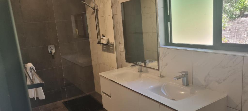 Koupelna v ubytování Buderim Fiesta Motel