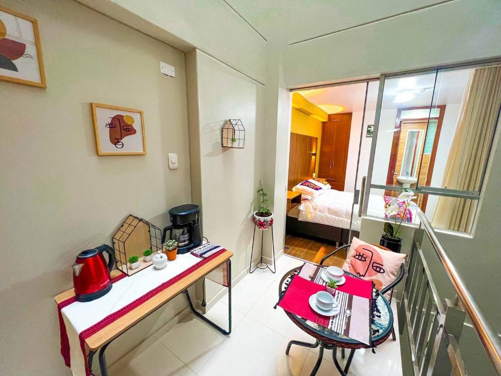 Postel nebo postele na pokoji v ubytování Velvet residence