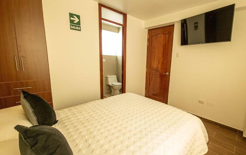 TV a/nebo společenská místnost v ubytování Velvet residence