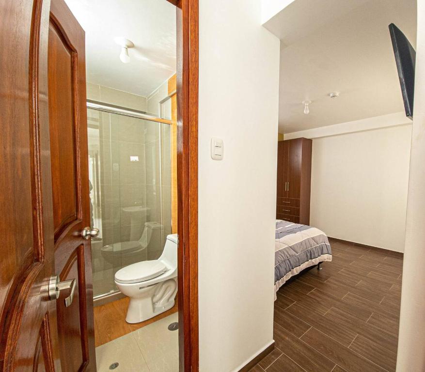 Koupelna v ubytování Velvet residence