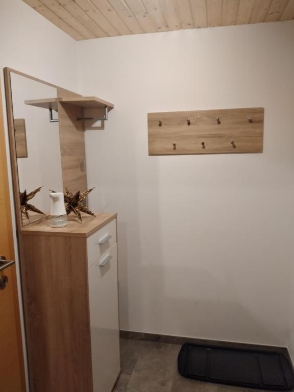 Kuchyň nebo kuchyňský kout v ubytování Ferienwohnung Oberkreut