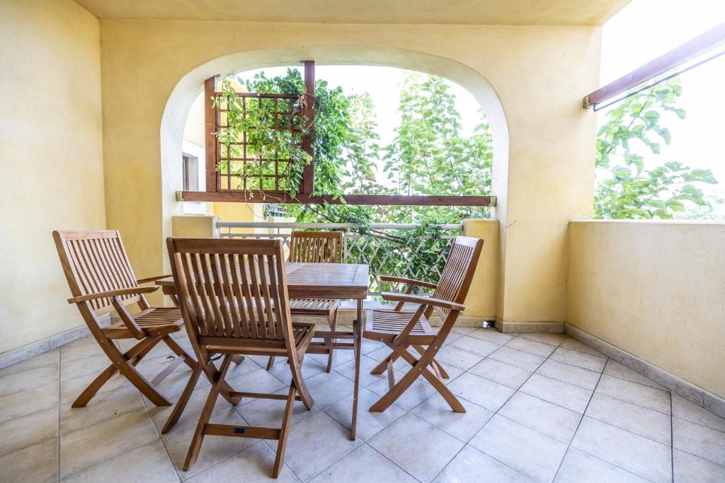 Balkón nebo terasa v ubytování La Casetta del Porticciolo