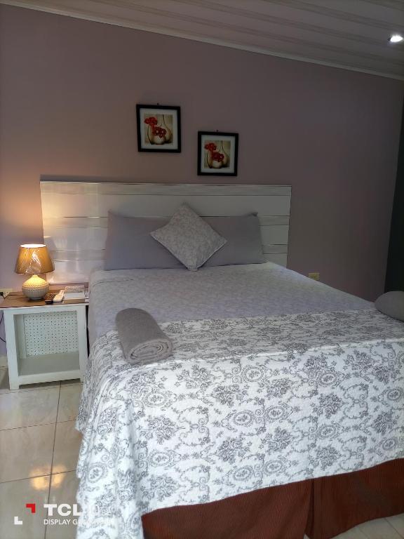 Postel nebo postele na pokoji v ubytování Hotel Vista del Mar