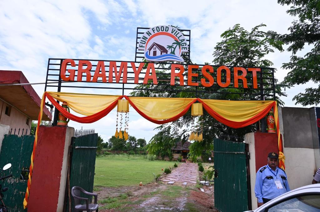 Certifikát, hodnocení, plakát nebo jiný dokument vystavený v ubytování Gramya Resort