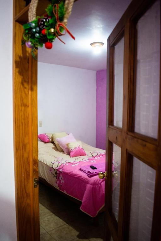 Postel nebo postele na pokoji v ubytování La Carreta Rica