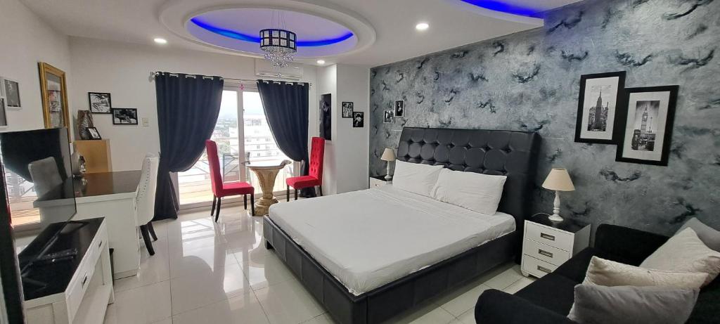 Katil atau katil-katil dalam bilik di Kandi Palace