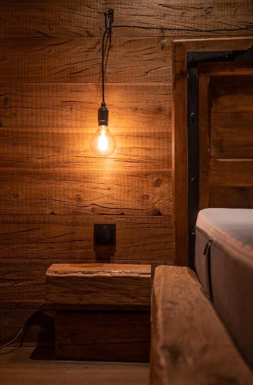 Postel nebo postele na pokoji v ubytování Chalet Adler