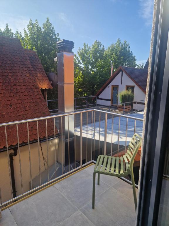 Μπαλκόνι ή βεράντα στο Ferienwohnung im Weingut Krämerhof