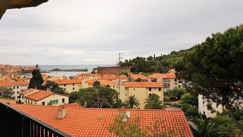 a view of a city with houses and trees at 4VSE-LAM55 Appartement avec vue dégagée Collioure proche plage in Collioure