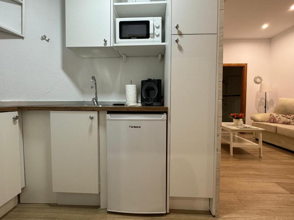 Kuchyň nebo kuchyňský kout v ubytování Noches de Córdoba