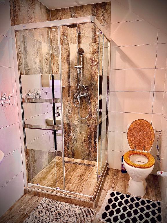 Koupelna v ubytování Homestay Renata