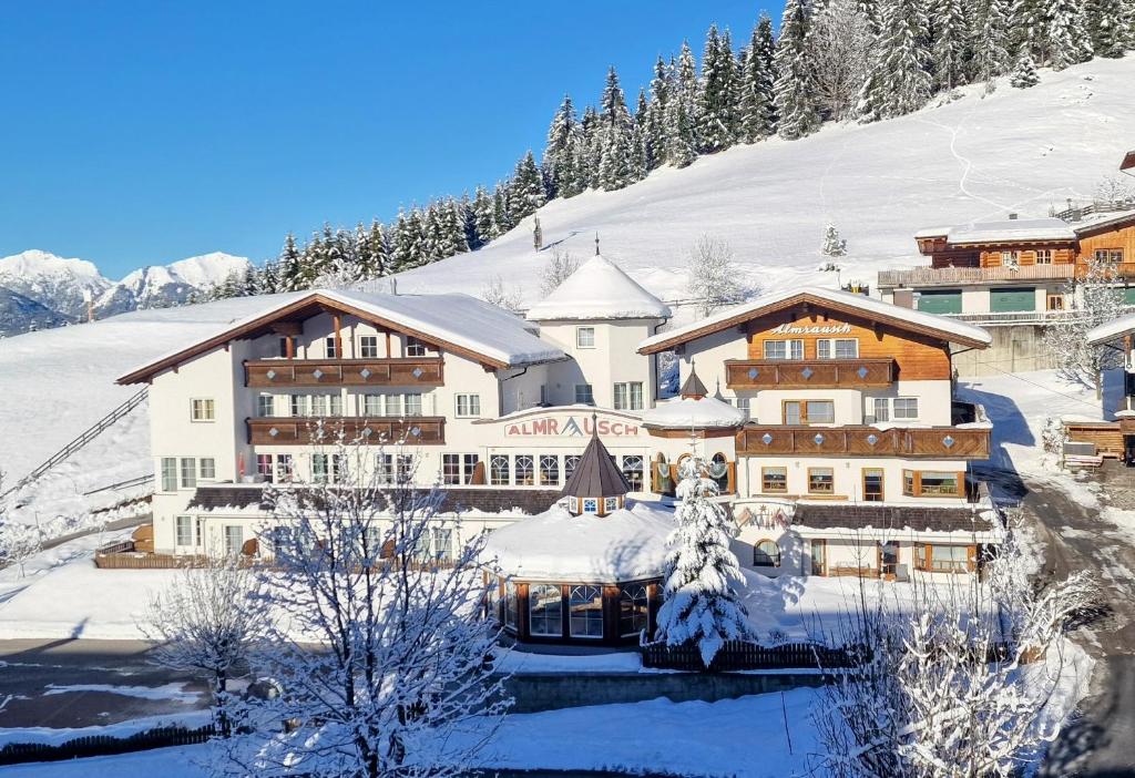 Berghotel Almrausch v zimě