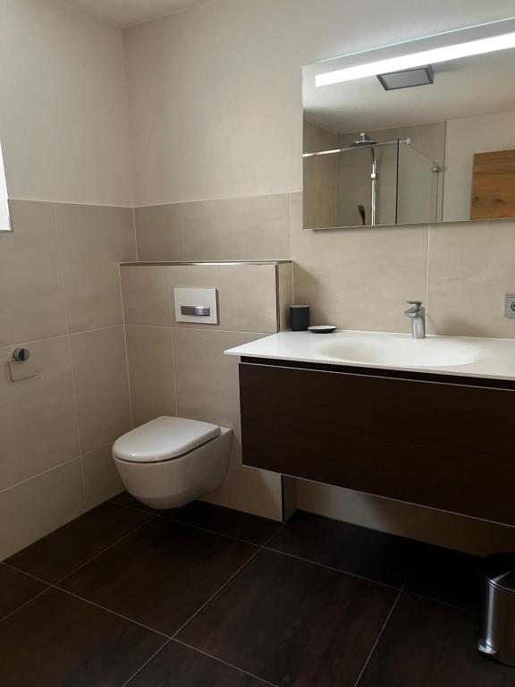 Kúpeľňa v ubytovaní Apartment Am Birkenweg