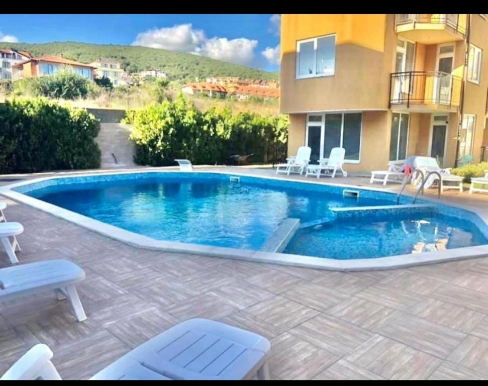 Bazén v ubytování Apartment Blue Komfort nebo v jeho okolí