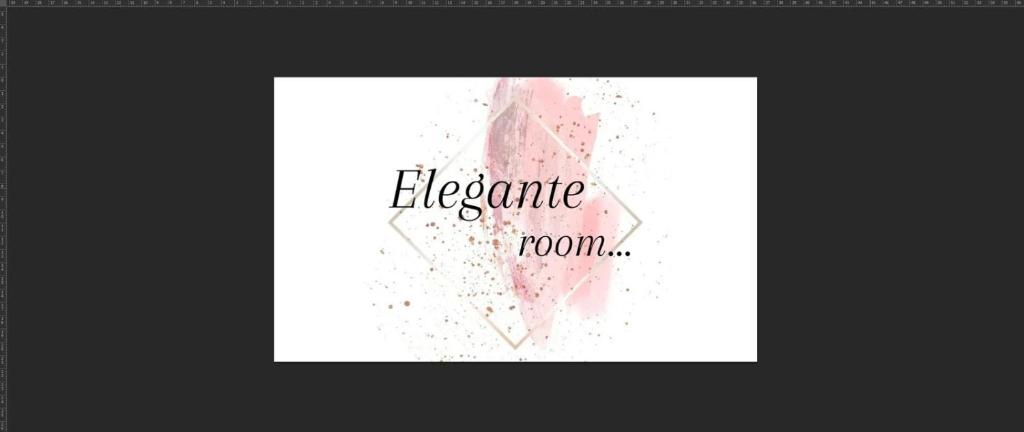 un póster de una habitación de pinkstroke con palabras inspiradoras en Elegante room en Serres