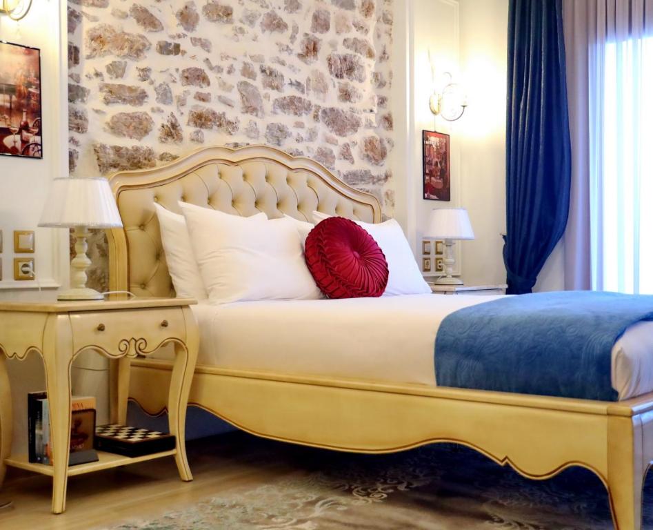 Letto o letti in una camera di Vip Lepanto Port Suites