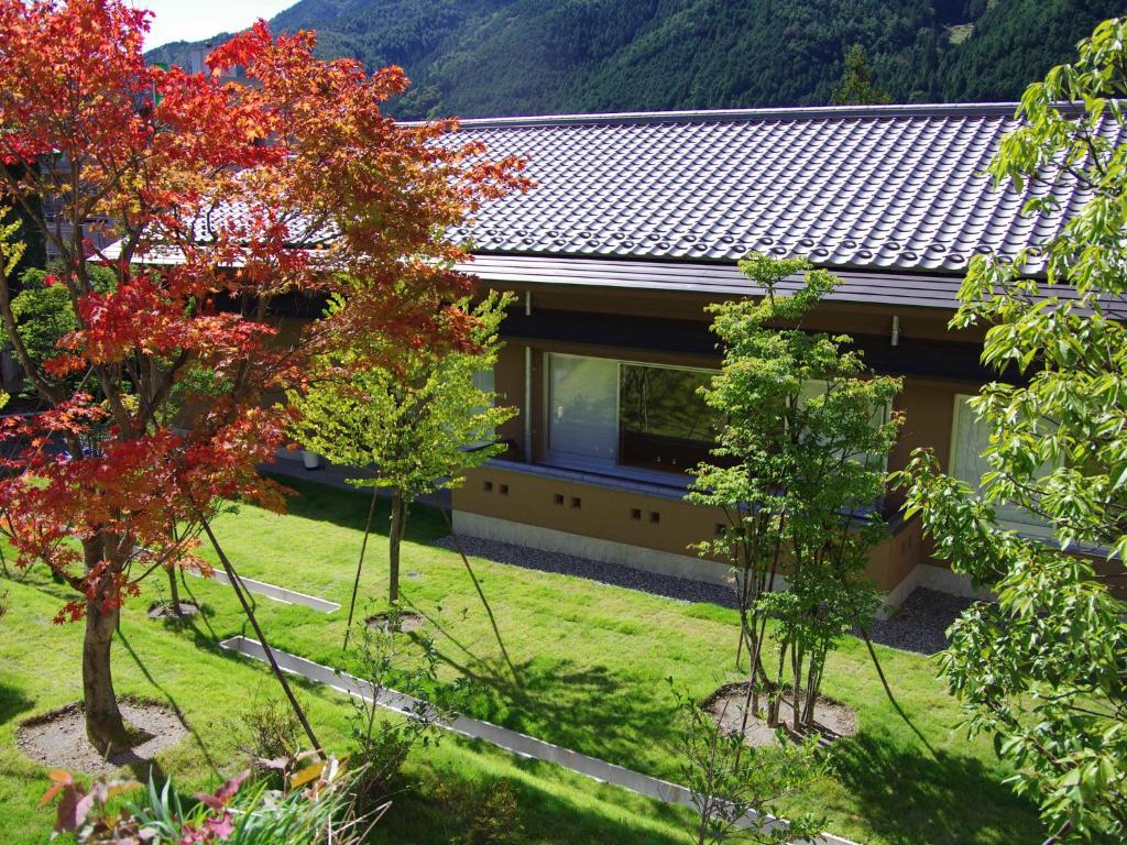 Náttúran í nágrenni ryokan-gistingarinnar