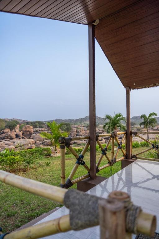 Leo Woods Hampi River view - Deluxe Double Room