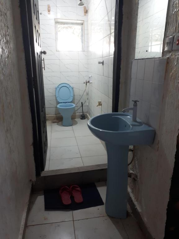 Koupelna v ubytování Baba Lao Hotel