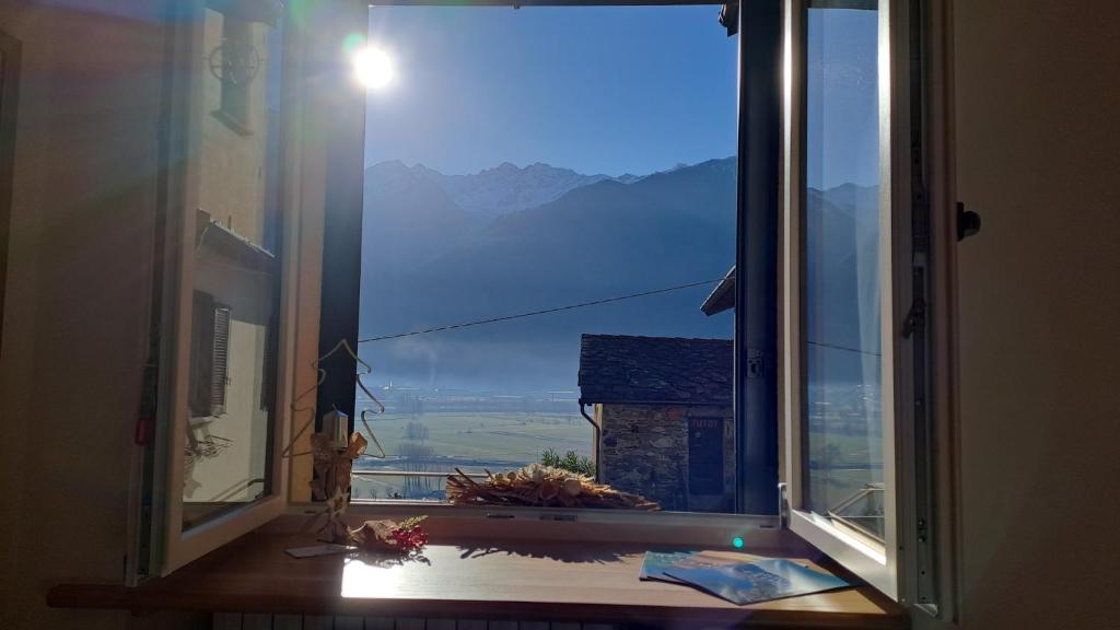 Nespecifikovaný výhled na hory nebo výhled na hory při pohledu z bed and breakfast