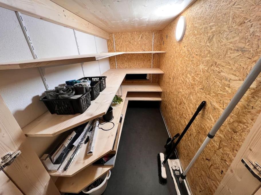 Kuchyň nebo kuchyňský kout v ubytování studio suite im fresh-cube
