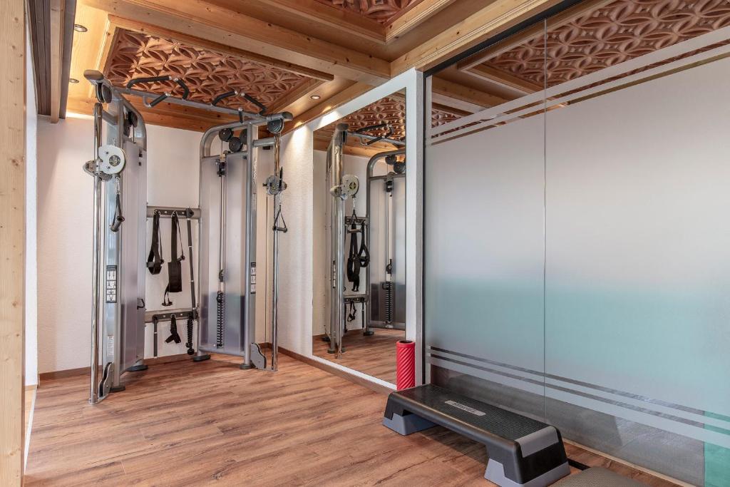 Fitness centrum a/nebo fitness zařízení v ubytování Hotel Hubertus inkl Summer Card