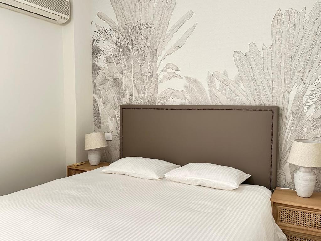 Postel nebo postele na pokoji v ubytování 2 bed Penthouse with Sea View