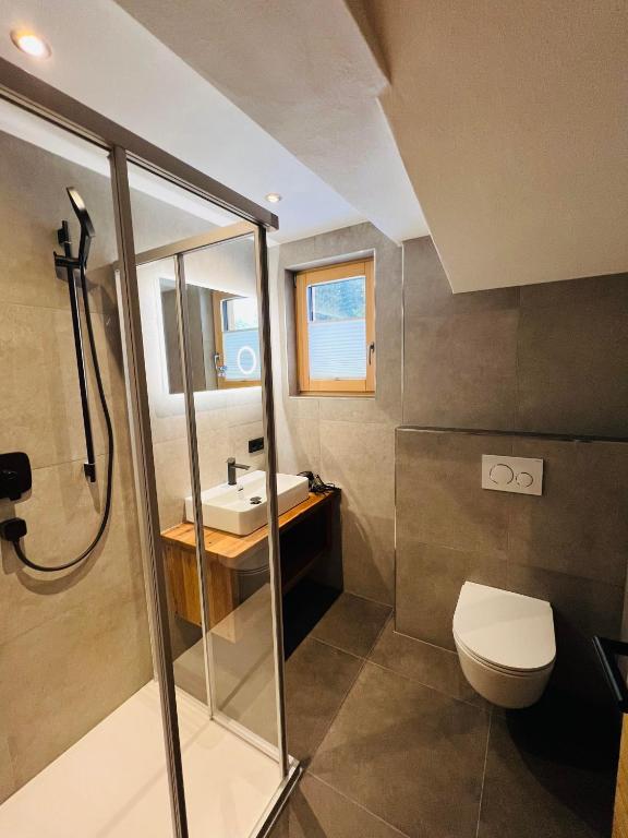 Vannituba majutusasutuses Finks Appartement