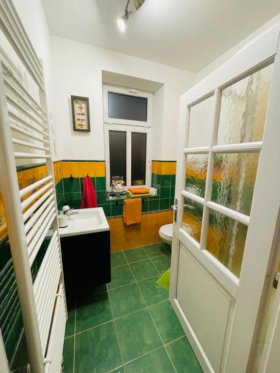 Kuchyň nebo kuchyňský kout v ubytování Apartmán U Splavu