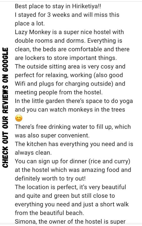Fotografie z fotogalerie ubytování Lazy Monkey Surfhostel - Sri Lanka v destinaci Hiriketiya