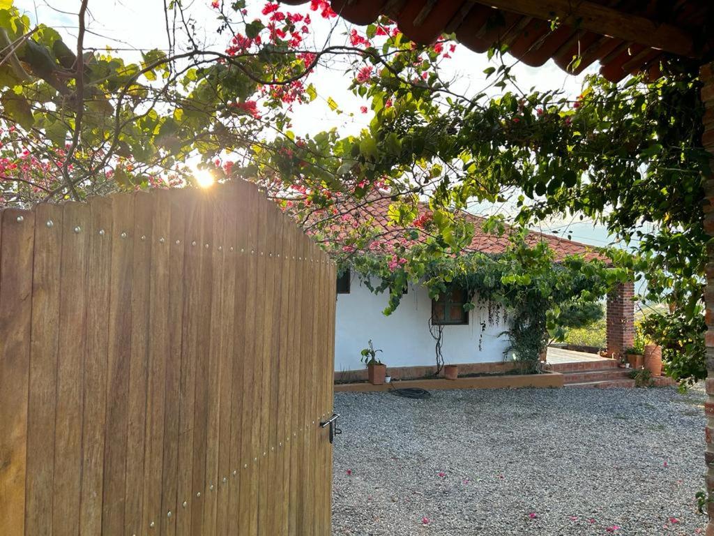 Zahrada ubytování Casa Castañeto Barichara