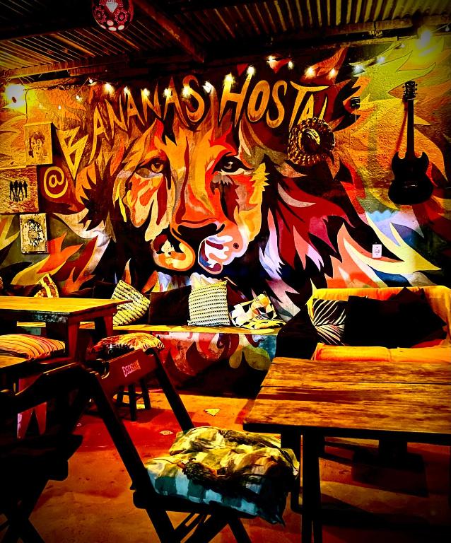 Restaurace v ubytování BANANAS HOSTEL