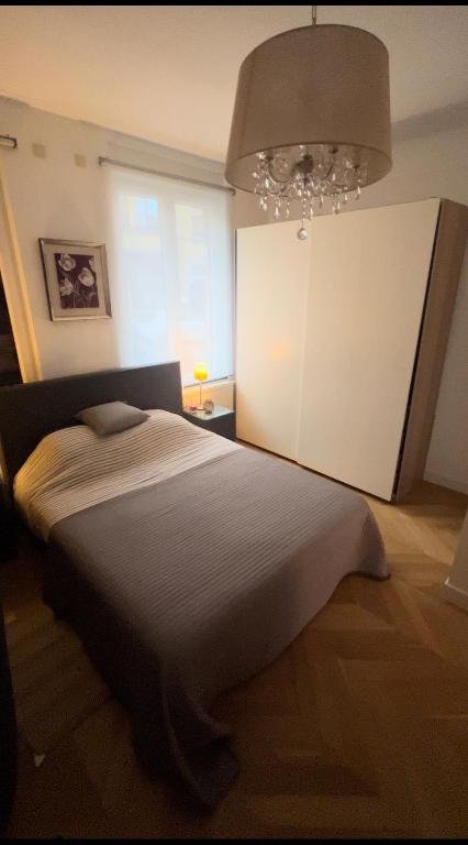 Llit o llits en una habitaci&oacute; de Appartemment Centre Vilvoorde Bruxelles BrusselsAirport Expo NATO Anvers Wifi Free Parking