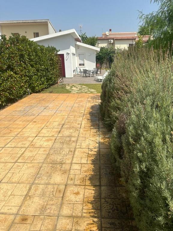 Vonkajšia záhrada v ubytovaní Villa Aurora e Villa Oceano