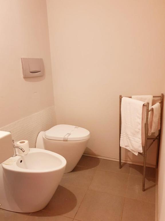 Koupelna v ubytování Hotel Aracoeli