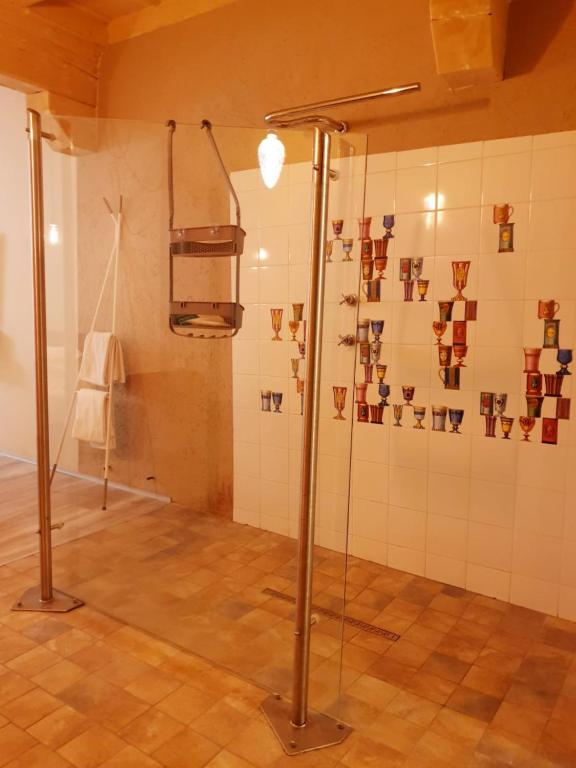 Koupelna v ubytování Hotel Aracoeli