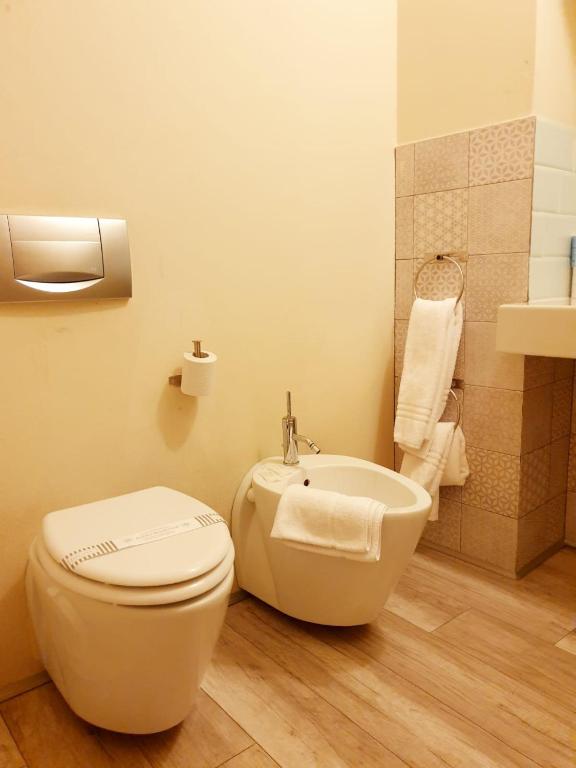 Koupelna v ubytování Hotel Aracoeli