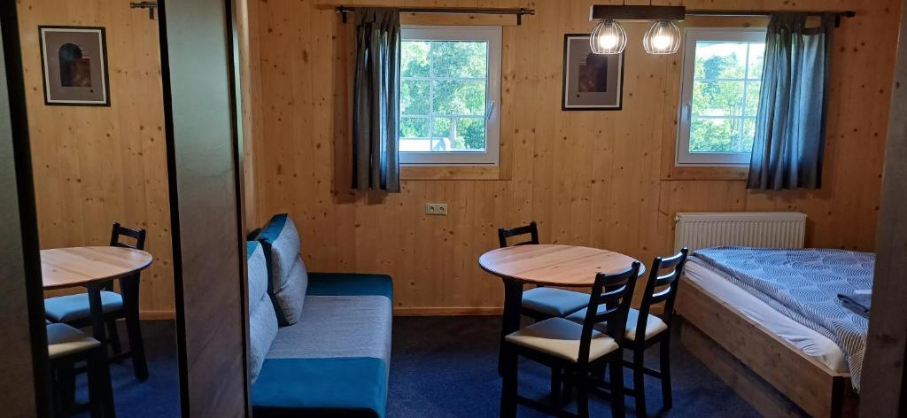 Postel nebo postele na pokoji v ubytování PENZION PARMA