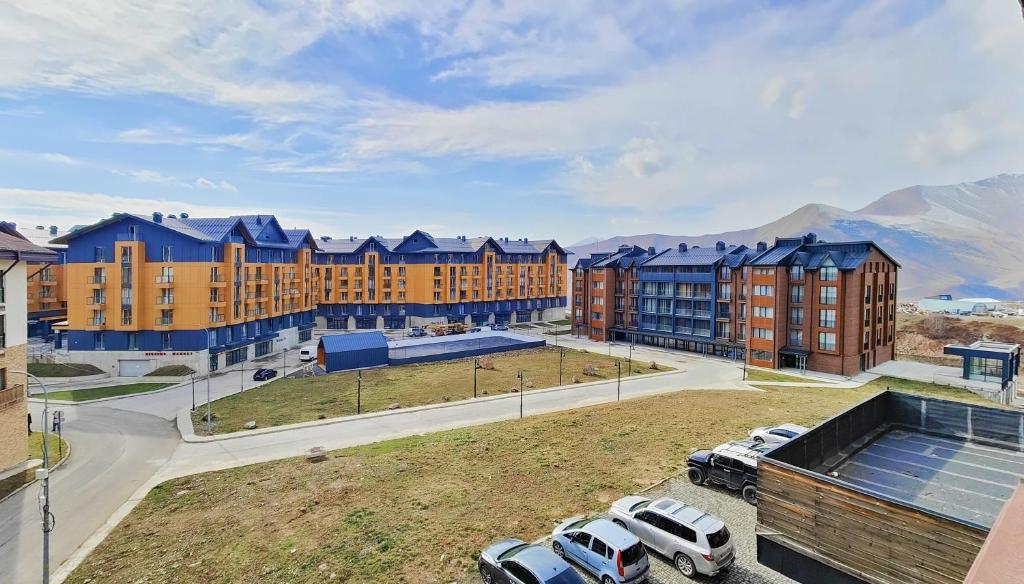 Nespecifikovaný výhled na hory nebo výhled na hory při pohledu z apartmánu